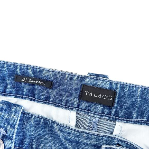 Talbots Sailor Cropped Jeans Sz 8P - Picture 3 of 5